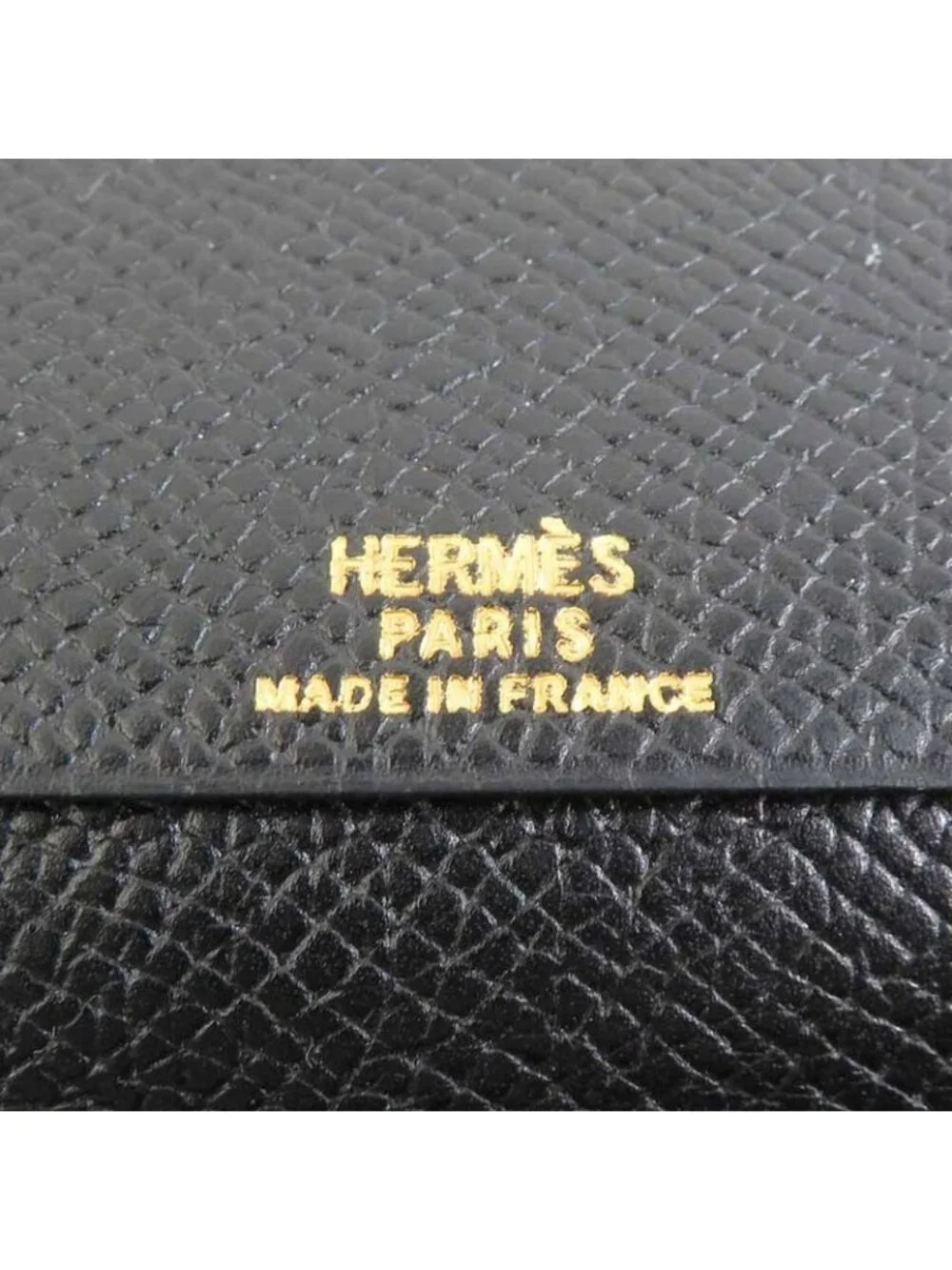 Hermes Notebook Cover Leather Black